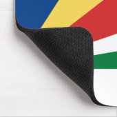 Fahne der Seychellen Mousepad (Ecke)