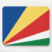 Fahne der Seychellen Mousepad (Vorne)