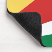 Fahne der Seychellen Mousepad (Ecke)