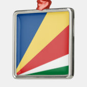 Fahne der Seychellen Ornament Aus Metall (Links)