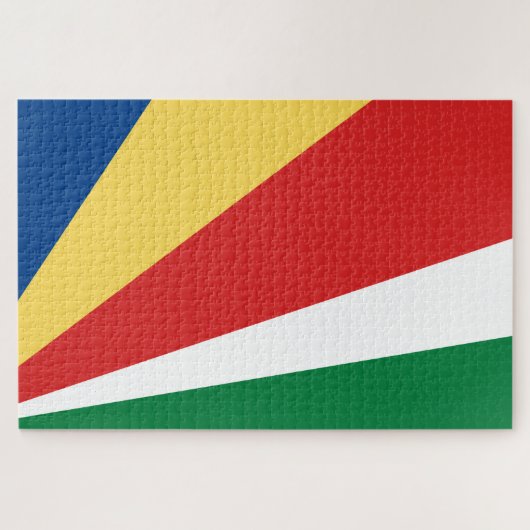 Fahne der Seychellen Puzzle (Horizontal)