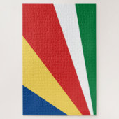 Fahne der Seychellen Puzzle (Vertikal)