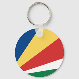 Fahne der Seychellen Schlüsselanhänger
