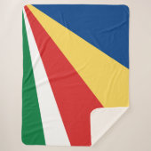 Fahne der Seychellen Sherpadecke (Vorderseite)