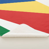 Fahne der Seychellen Sherpadecke (3/4)