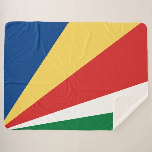 Fahne der Seychellen Sherpadecke (Vorderseite (Horizontal))