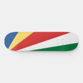 Fahne der Seychellen Skateboard (Horizontal)