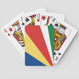 Fahne der Seychellen Spielkarten