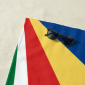 Fahne der Seychellen Strandtuch (Beispiel)