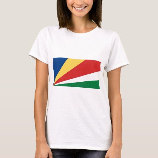 Fahne der Seychellen T-Shirt (Vorderseite)
