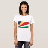 Fahne der Seychellen T-Shirt (Vorne ganz)