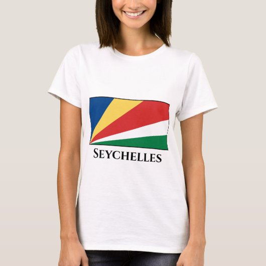 Fahne der Seychellen T-Shirt (Vorderseite)