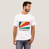Fahne der Seychellen T-Shirt (Vorne ganz)