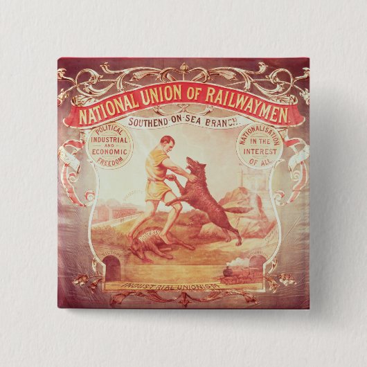 Fahne der Southend-auf-Meerniederlassung der Button (Vorderseite)