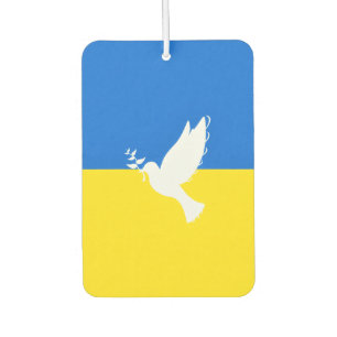 Fahne der ukrainischen Luftfreimaurer Taube des Fr Autolufterfrischer