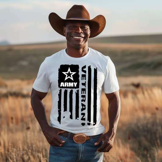 Fahne der US Army Veteran T-Shirt