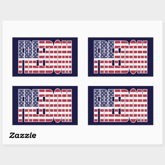 Fahne der Vereinigten Staaten Rechteckiger Aufkleber (Blatt)