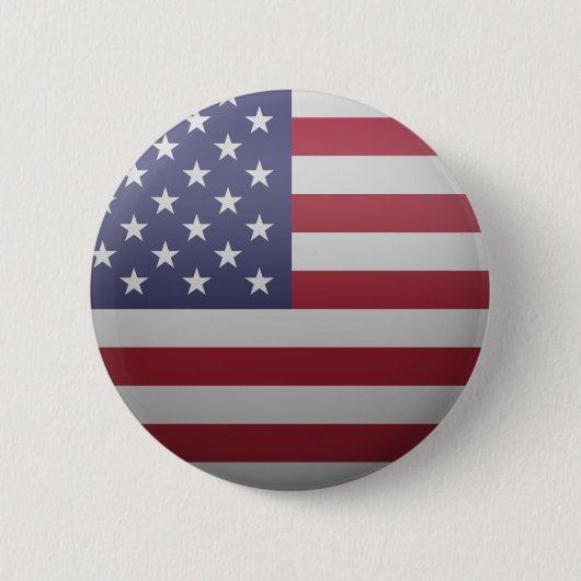 Fahne der Vereinigten Staaten von Amerika Button (Vorderseite)