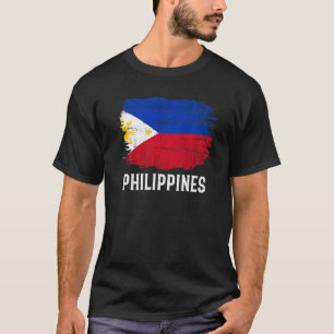 Fahne der Vintagen Philippinen für Filipino T-Shirt