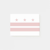 Fahne der Washington DC Post-it Klebezettel (Vorderseite)