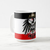 Fahne des Deutschen Reiches Kaffeetasse (Vorderseite Links)