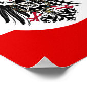 Fahne des Deutschen Reiches Poster (Ecke)