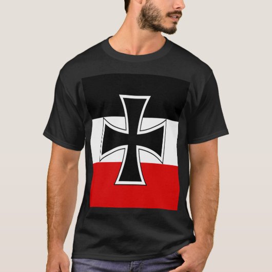 Fahne des Deutschen Reiches T-Shirt (Vorderseite)