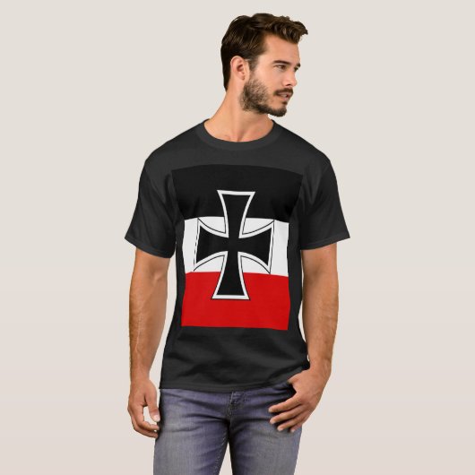 Fahne des Deutschen Reiches T-Shirt (Vorne ganz)