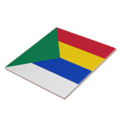 Fahne des druze-religiösen Glaubens Fliese (Seite)