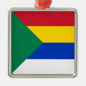 Fahne des druze-religiösen Glaubens Ornament Aus Metall (Vorne)