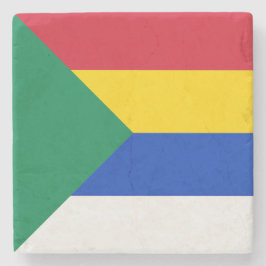Fahne des druze-religiösen Glaubens Steinuntersetzer