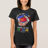Fahne des eritreischen Auswärtigen Eritrea T-Shirt (Vorderseite)