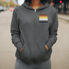 Fahne des Gay Bären - farbenfrohe Bärenflagge Hoodie