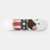Fahne des Golden Eagle US Flagge Skateboard (Horizontal)