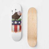 Fahne des Golden Eagle US Flagge Skateboard (Vorderseite)