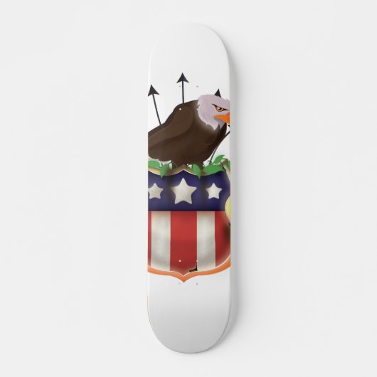 Fahne des Golden Eagle US Flagge Skateboard (Vorne)