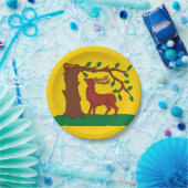 Fahne des historischen Landkreises der Berkshire P Pappteller (Party)