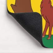 Fahne des historischen Landkreises von Berkshire M Mousepad (Ecke)