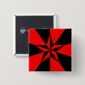 Fahne des libertären Sozialismus Button (Vorne & Hinten)