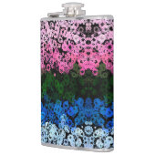 Fahne des Niedlichen floralen Allromantischen Retr Flachmann (Links)