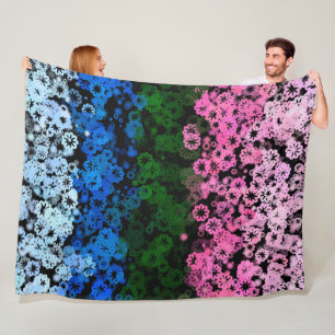 Fahne des Niedlichen floralen Allromantischen Retr Fleecedecke