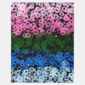 Fahne des Niedlichen floralen Allromantischen Retr Fleecedecke (Vorderseite)