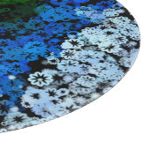Fahne des Niedlichen floralen Allromantischen Retr Schneidebrett (Ecke)