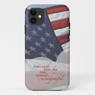 Fahne des patriotischen Herzens, militärische Aufw Case-Mate iPhone Hülle