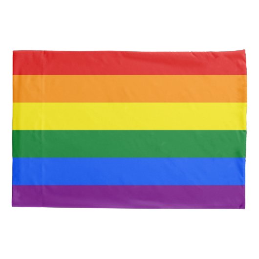 Fahne des Patriotischen Single Pillowcase Kissenbezug (Rückseite)
