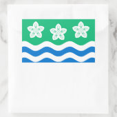 Fahne des rechteckigen Aufklebers Cumberland Rechteckiger Aufkleber (Tasche)