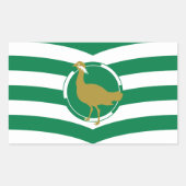 Fahne des rechteckigen Aufklebers Wiltshire Rechteckiger Aufkleber (Vorderseite)