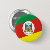 Fahne des Rio Grande des Südens Button (Vorne & Hinten)