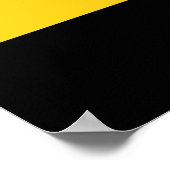 Fahne des sächsisch-anhaltischen Posters Poster (Ecke)