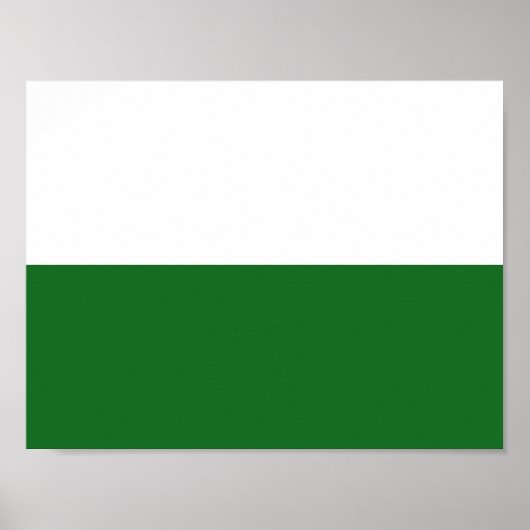 Fahne des sächsischen Posters Poster (Vorne)
